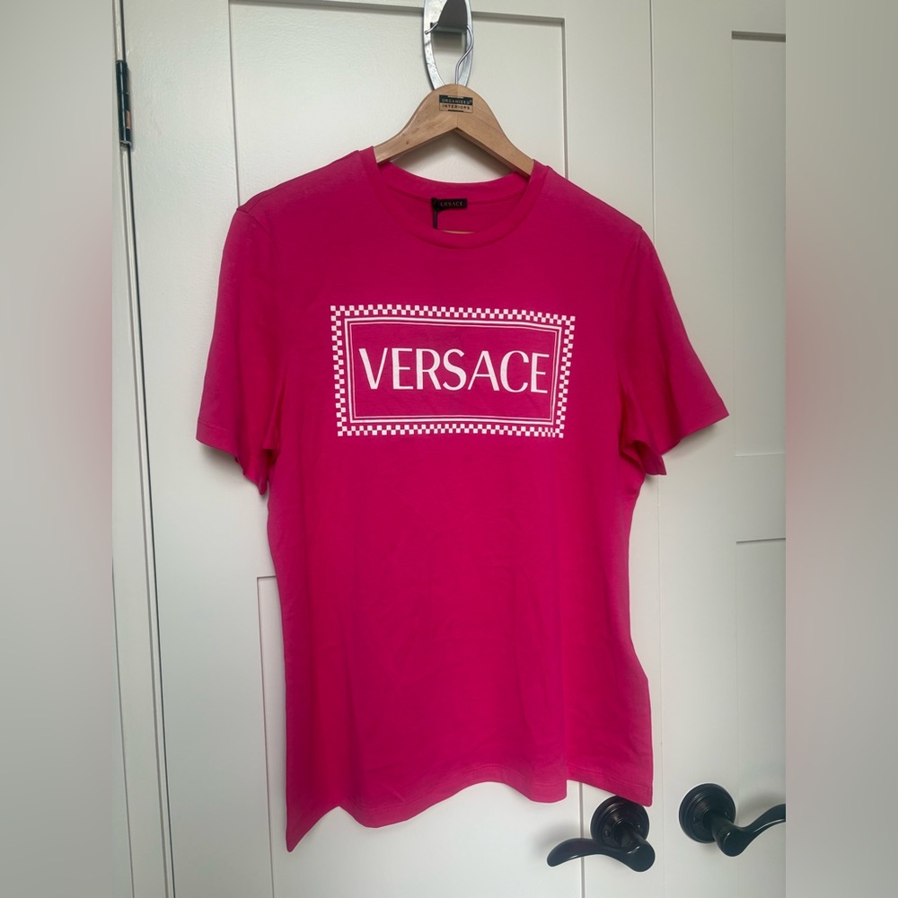 Authentic Versace Fuchsia Short Sleeve Tee